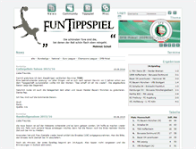 Tablet Screenshot of funtippspiel.de